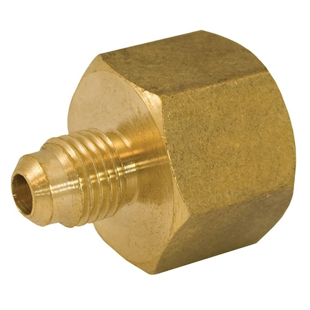 Jones Stephens 3/8in. x 1/4in. Brass Flare x FIP Coupling F40047